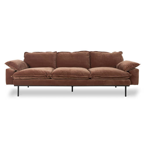 HKLIVING 4-zitsbank Retro afbeelding