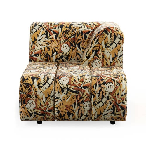 HKLIVING chaise longue rechts Wave couch afbeelding