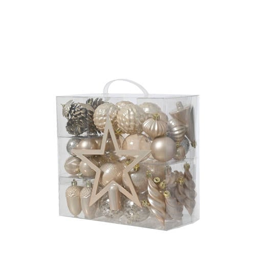 Wehkamp Decoris kerstbal (set van 60) (ø6 cm) aanbieding