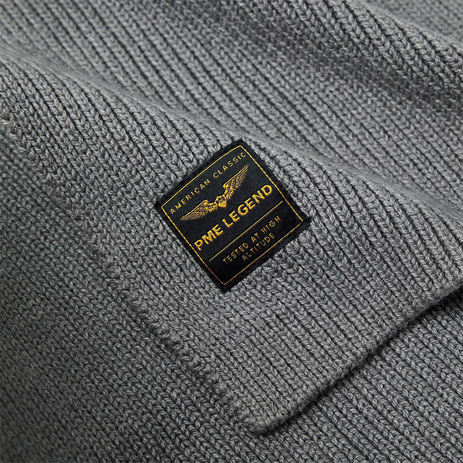 PME Legend sjaal met logo grijs
