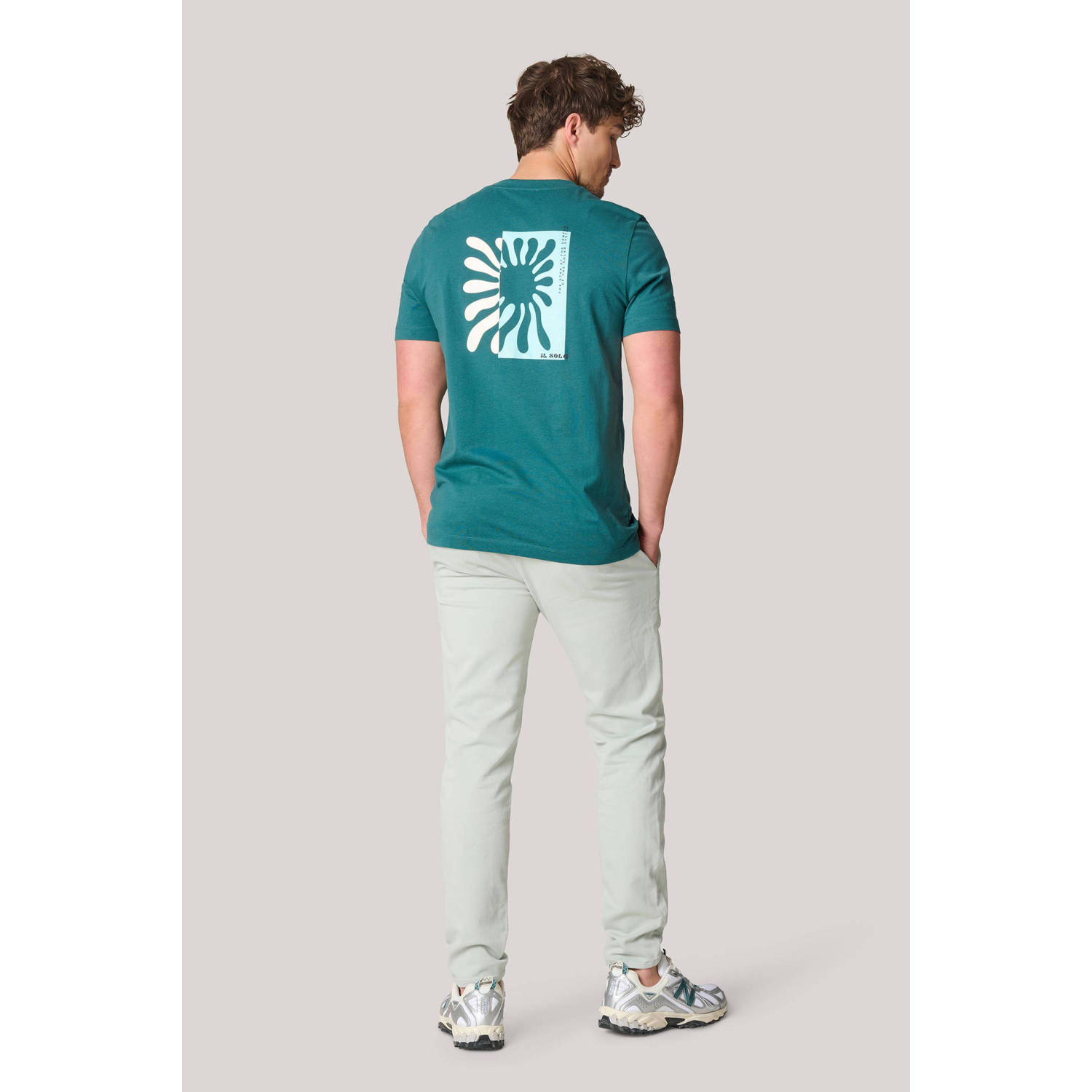 Shoeby regular fit chino lichtgroen