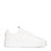 Poelman leren sneaker Anemone wit