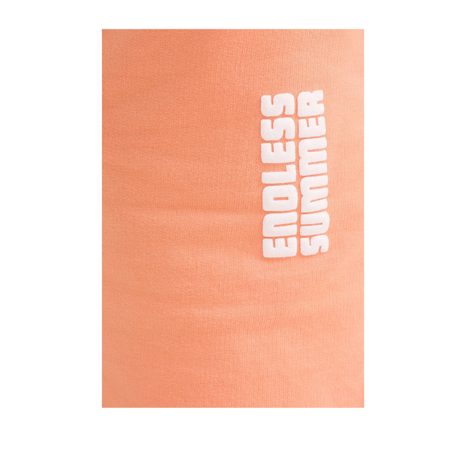 Shoeby regular fit sweatshort met printopdruk oranje