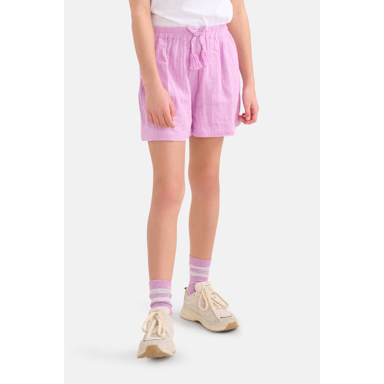 Shoeby high waist regular fit casual short lila