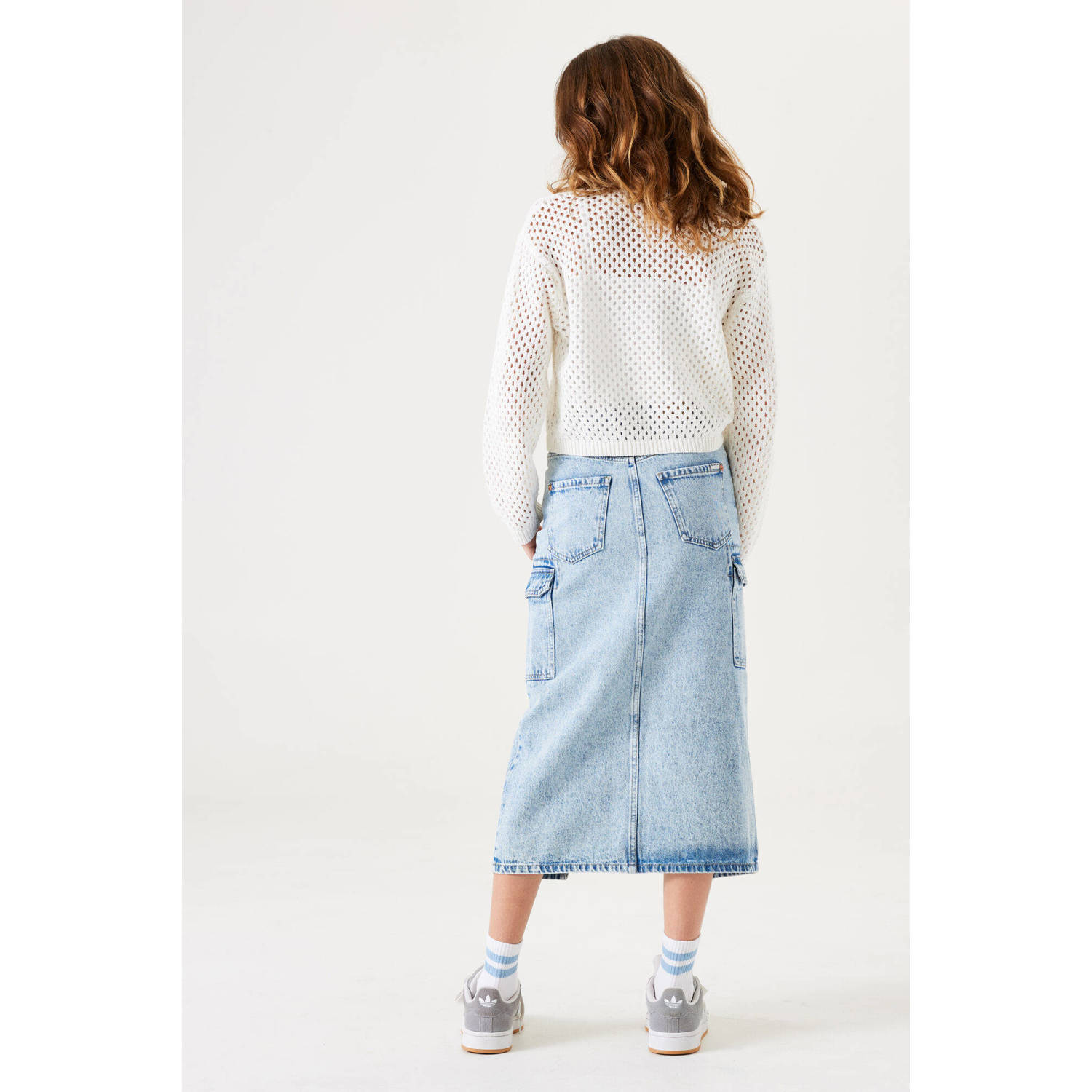 Garcia denim spijkerrok light blue denim