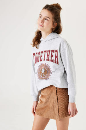 corduroy skort bruin