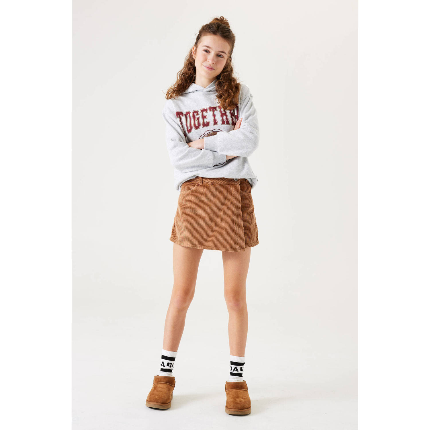 Garcia corduroy skort bruin