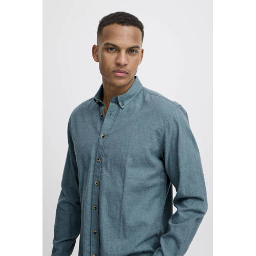 Blend gemêleerd regular fit overhemd BHBurley afbeelding