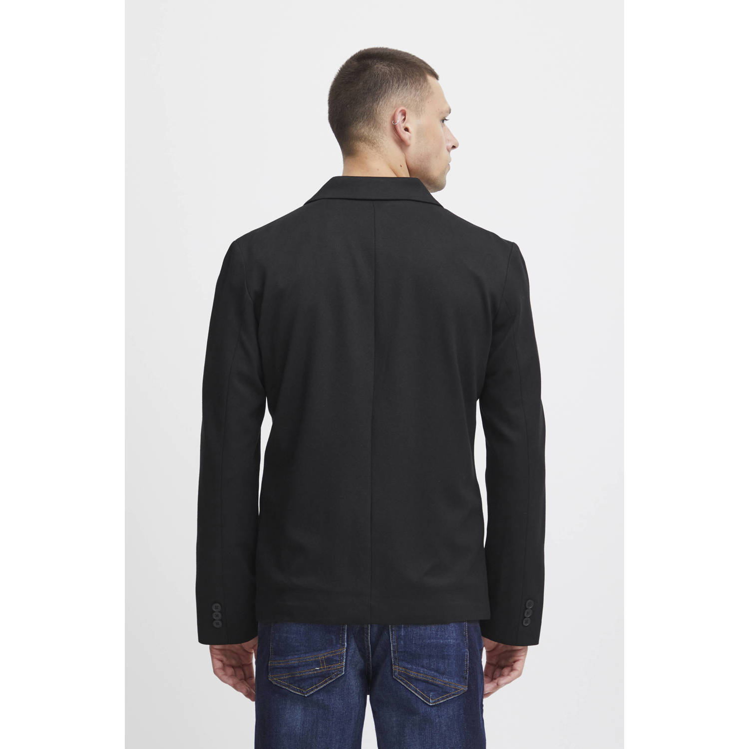 Blend regular fit colbert BHLANGFORD zwart