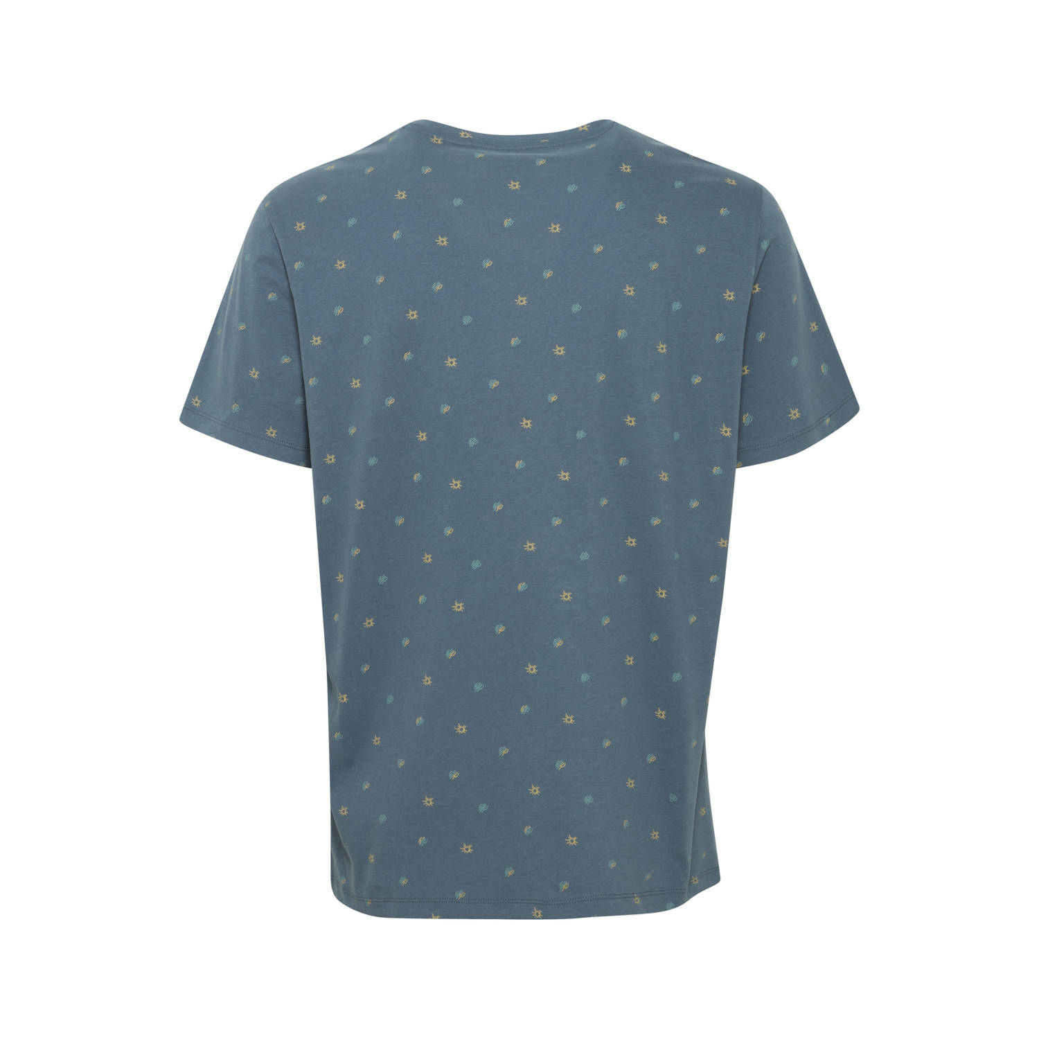 Blend T-shirt met all over print blauw