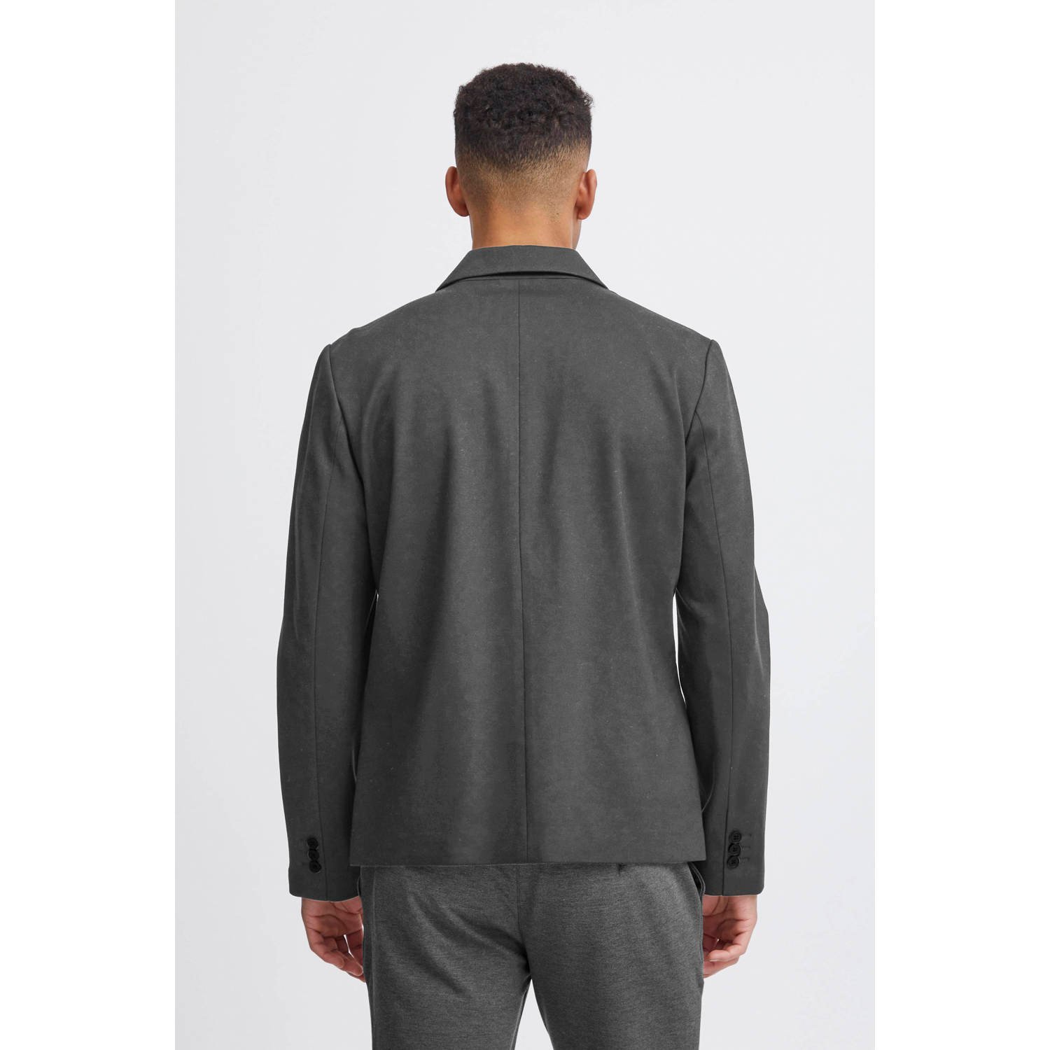 Blend gemêleerd regular fit colbert BHLANGFORD charcoal mix