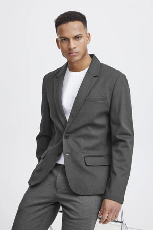 gemêleerd regular fit colbert BHLANGFORD charcoal mix