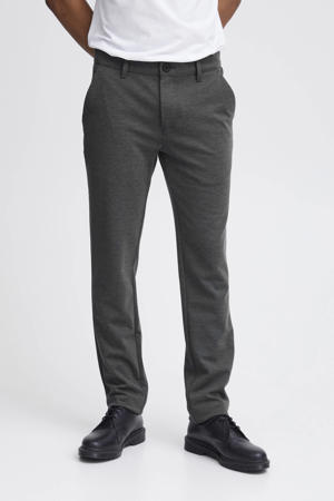 gemêleerde regular fit pantalon BHLangford charcoal mix