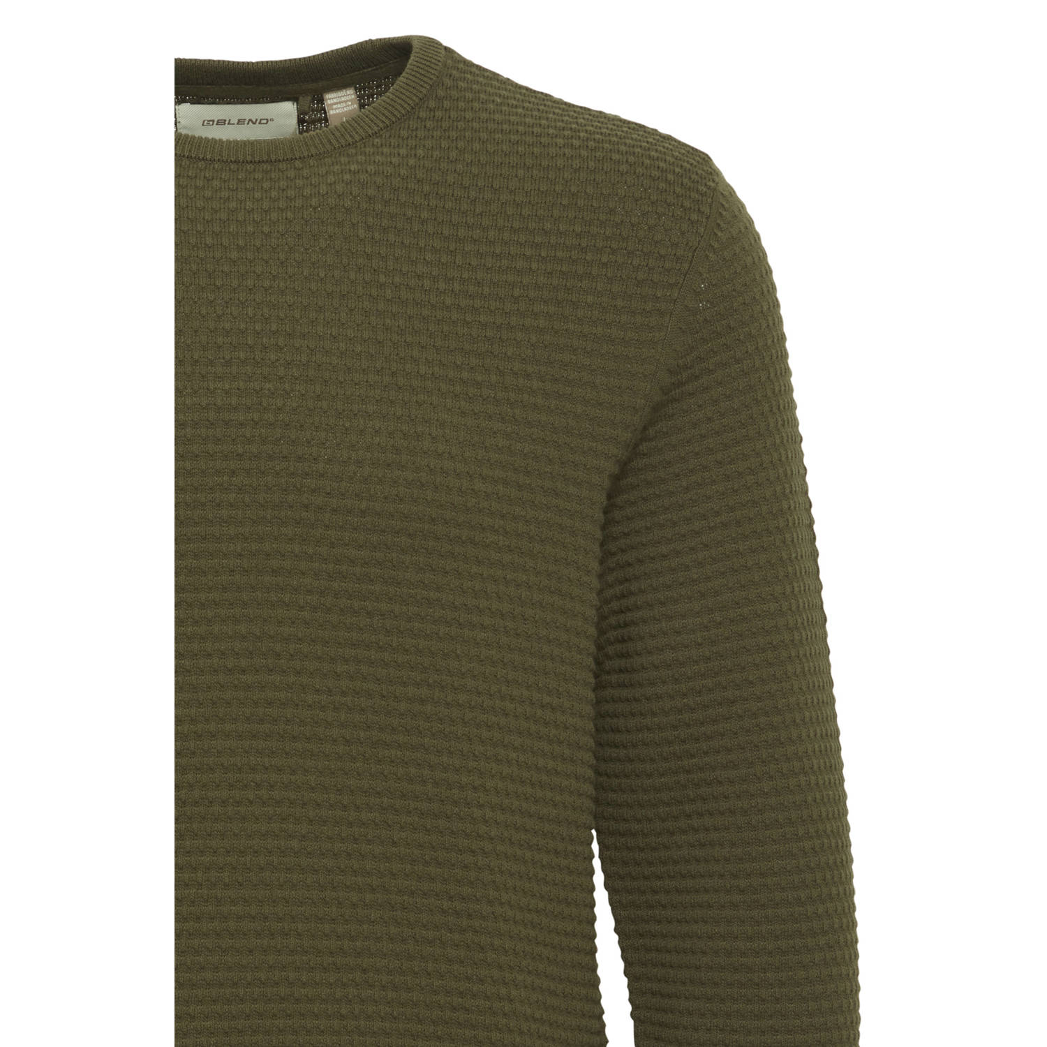 Blend pullover olijfgroen