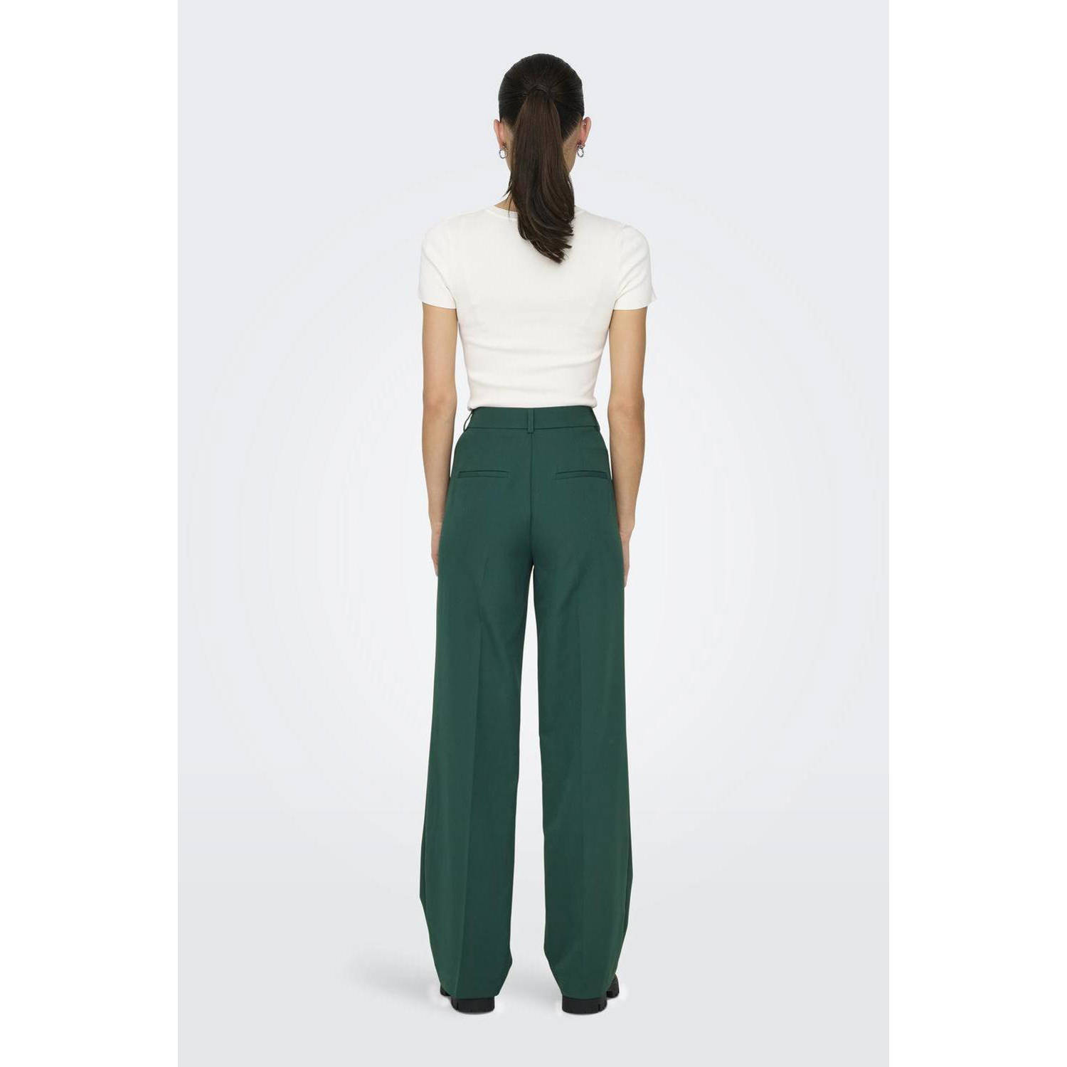 ONLY high waist wide leg pantalon ONLBERRY