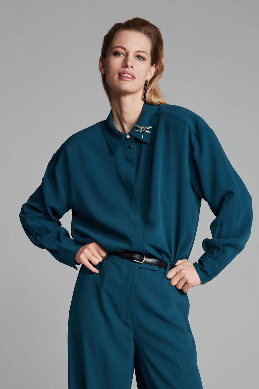 Jess Blouse - Blauw main image 1