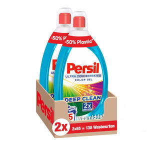 Wehkamp Persil Ultra Concentrated Gel Color vloeibaar wasmiddel - voordeelverpakking - 2 x 65 wasbeurten - 130 wasbeurten aanbieding