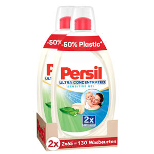 Wehkamp Persil Ultra Concentrated Gel Sensitive vloeibaar wasmiddel - voordeelverpakking - 2 x 65 wasbeurten - 130 wasbeurten aanbieding