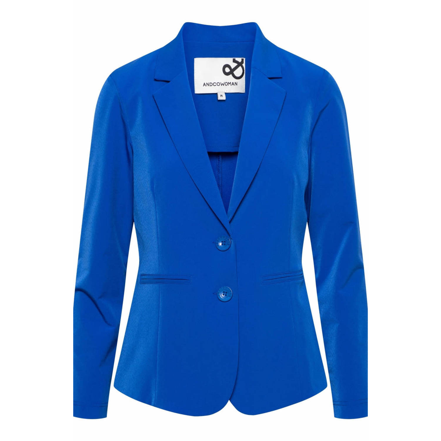 &Co Woman getailleerde blazer blauw