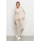 &Co Woman straight fit broek van travelstof  PENNY TRAVEL zand