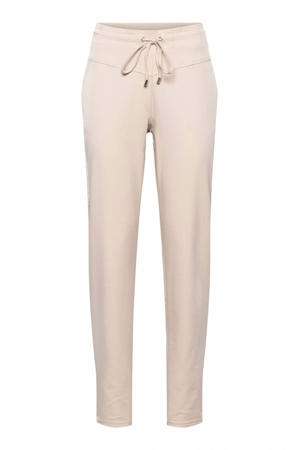 straight fit broek van travelstof  PENNY TRAVEL zand