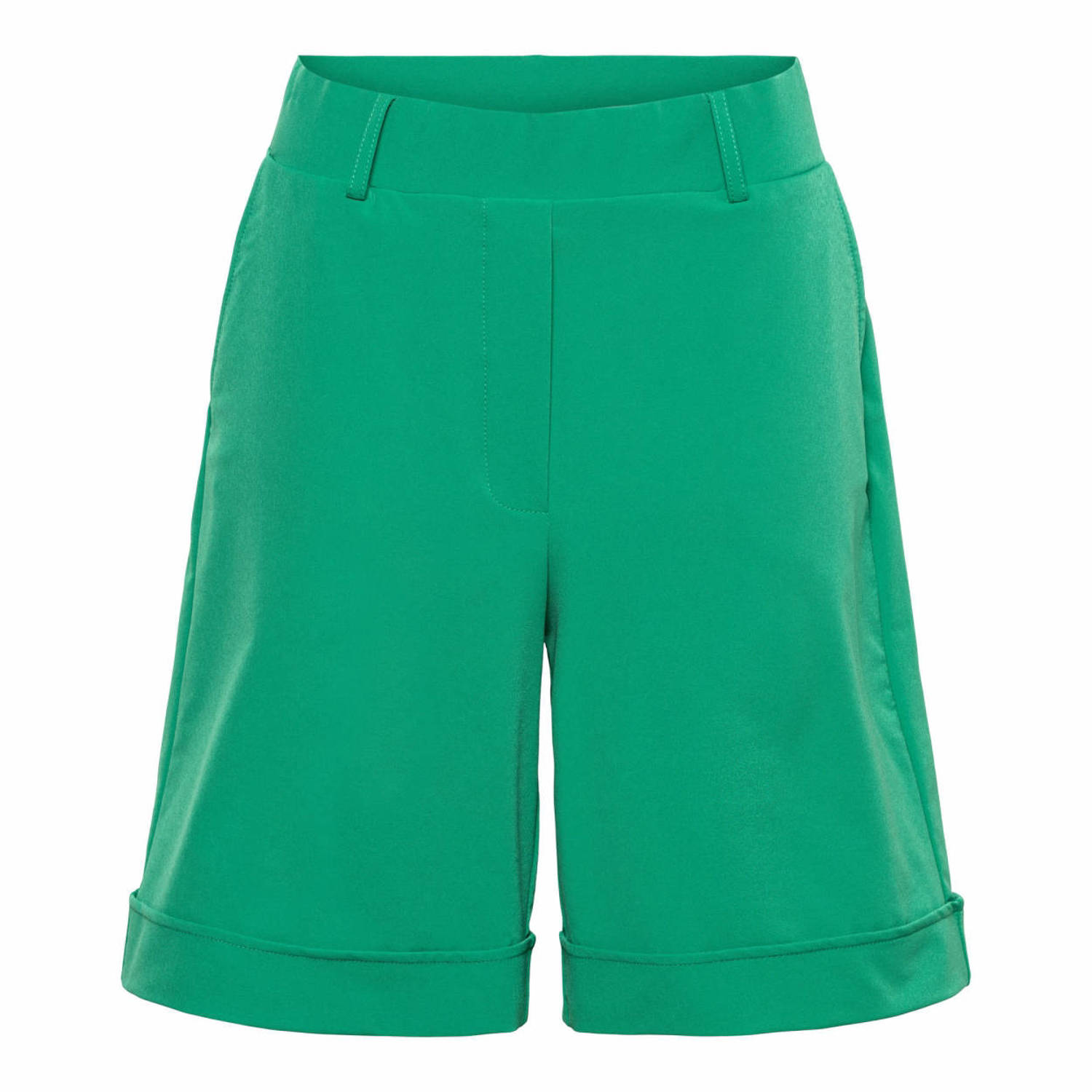 &Co Woman straight fit short groen