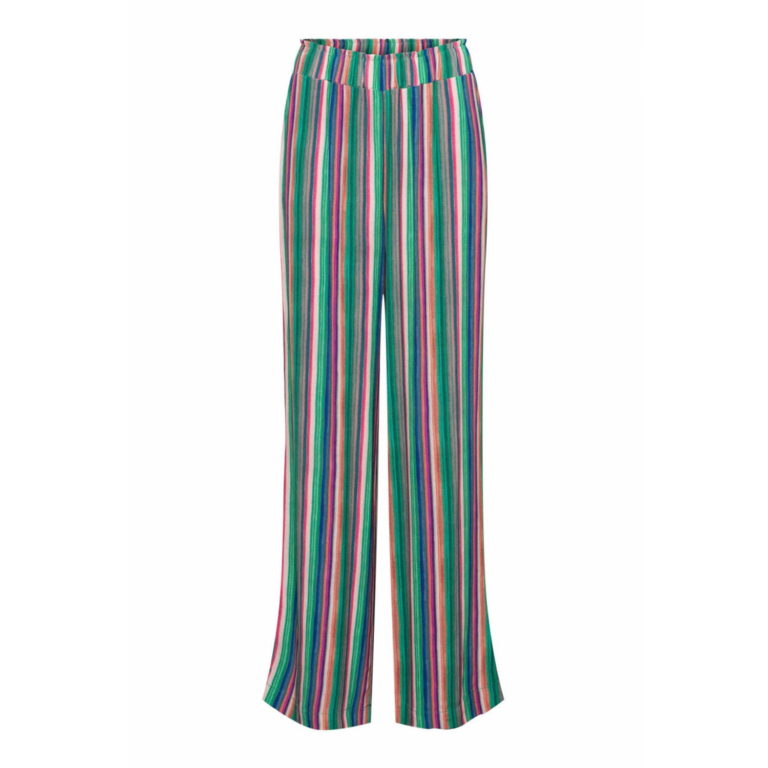 &Co Woman gestreepte straight fit broek JULIE STRIPED multi