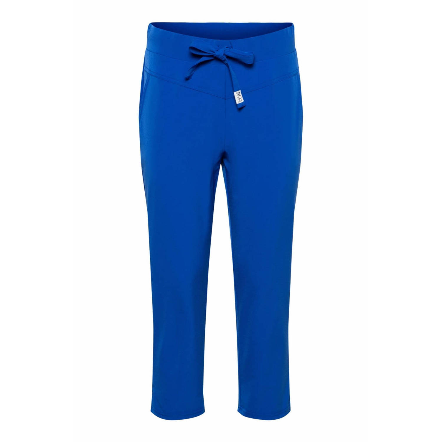 &Co Woman Broek met verkorte pijpen Zomerse stijl Blue Dames