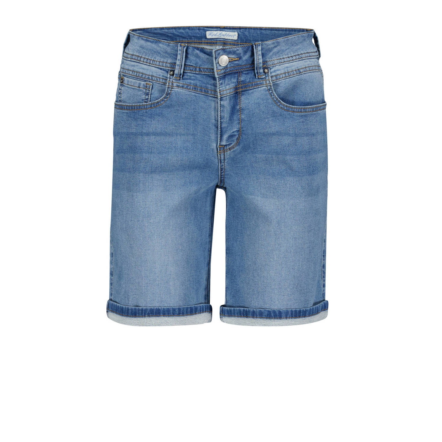 Red Button straight fit short medium blue denim