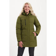 thumbnail: Kjelvik outdoor jas Stine olijfgroen