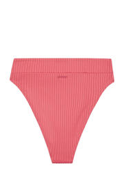 thumbnail: Protest high waist bikinibroekje MIXTYPE met ribstructuur roze