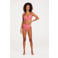 Protest high waist bikinibroekje MIXTYPE met ribstructuur roze