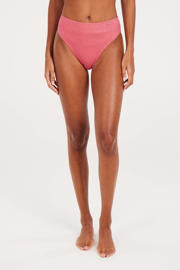 thumbnail: Protest high waist bikinibroekje MIXTYPE met ribstructuur roze