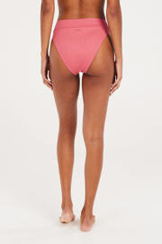 thumbnail: Protest high waist bikinibroekje MIXTYPE met ribstructuur roze