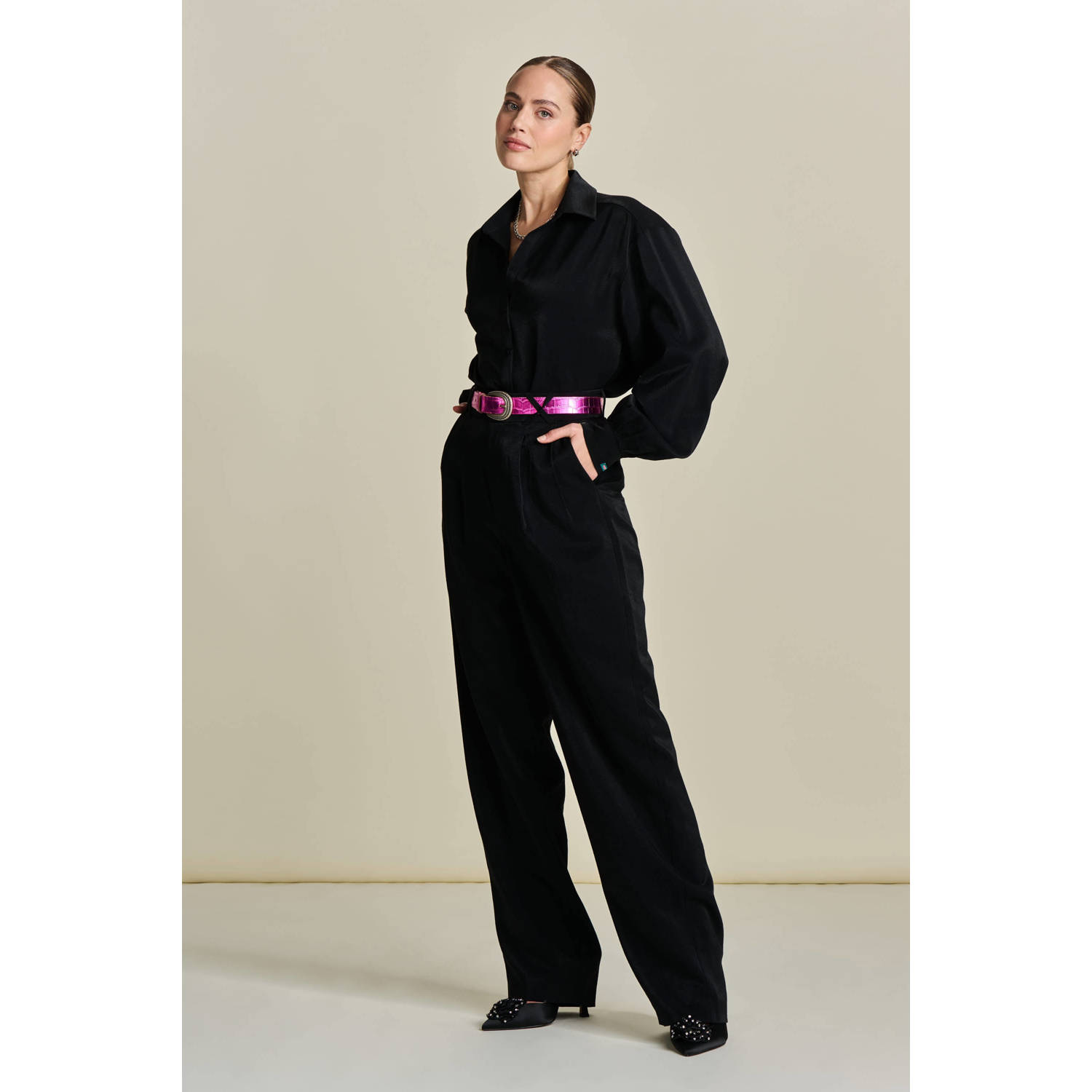 POM Amsterdam wide leg broek