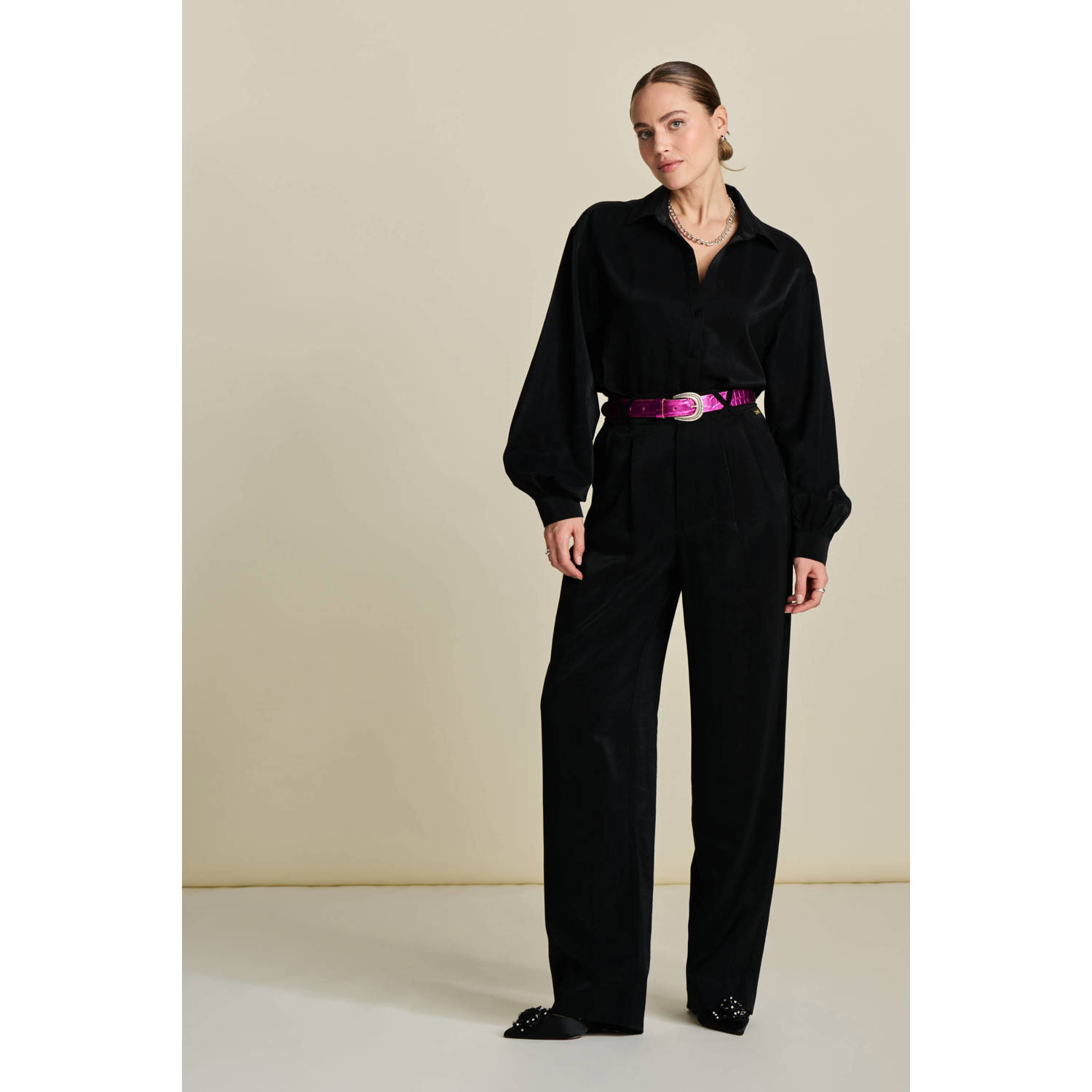 POM Amsterdam wide leg broek
