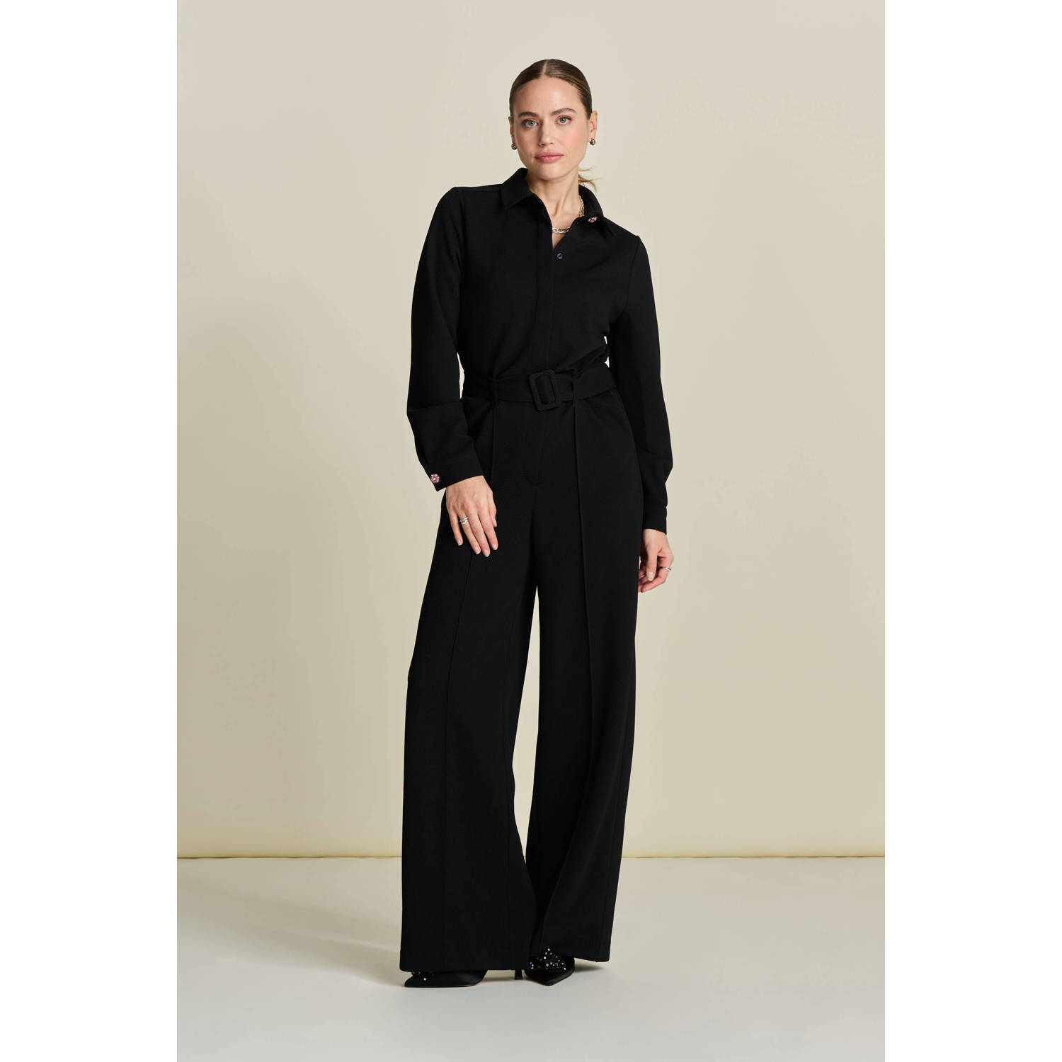 POM Amsterdam jumpsuit zwart