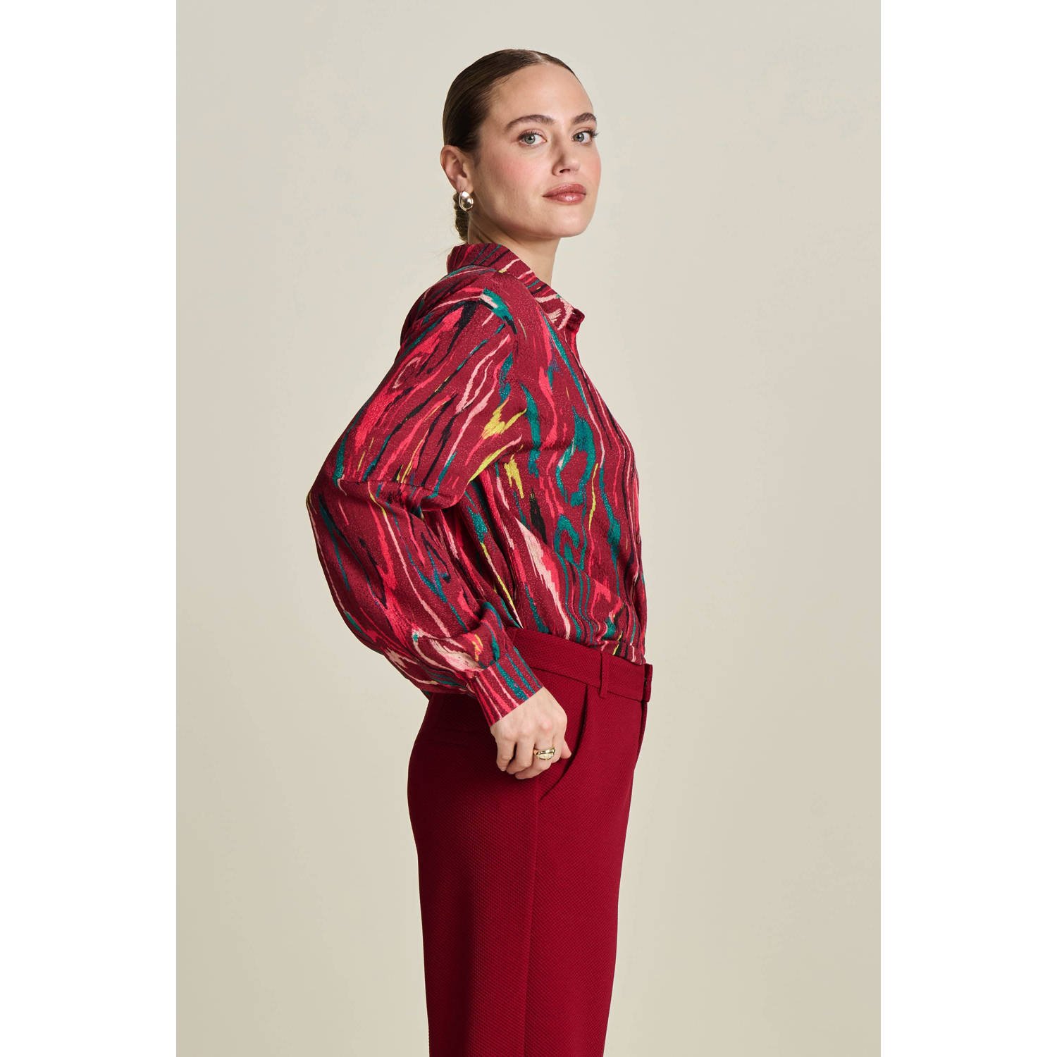 POM Amsterdam blouse met all over print multi