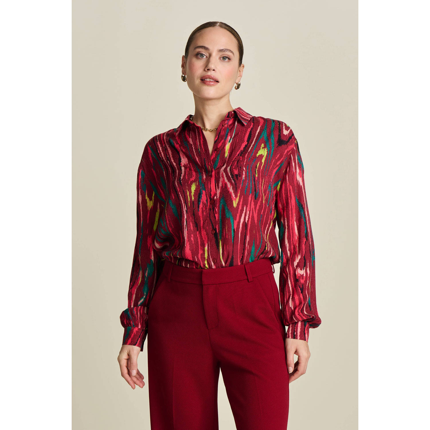 POM Amsterdam blouse met all over print multi