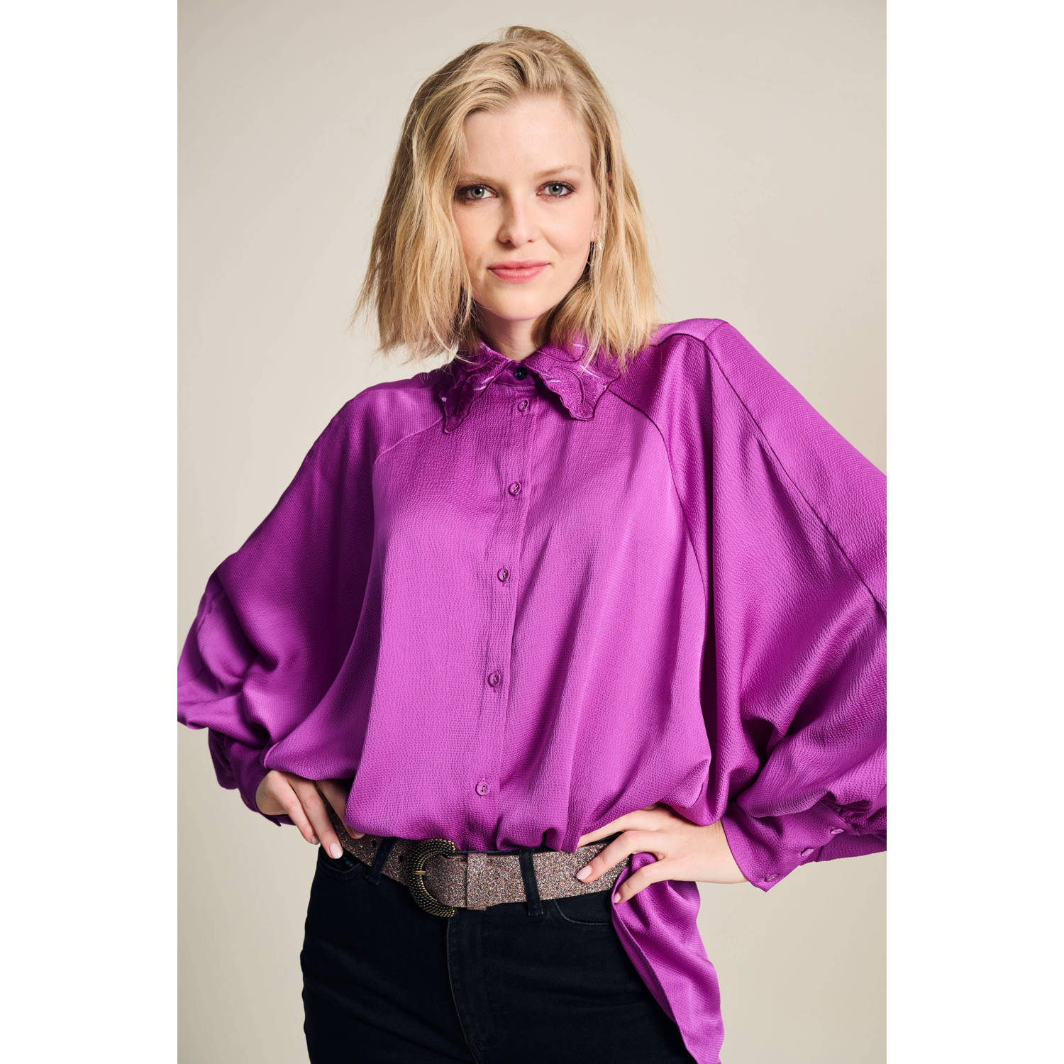 POM Amsterdam blouse roze