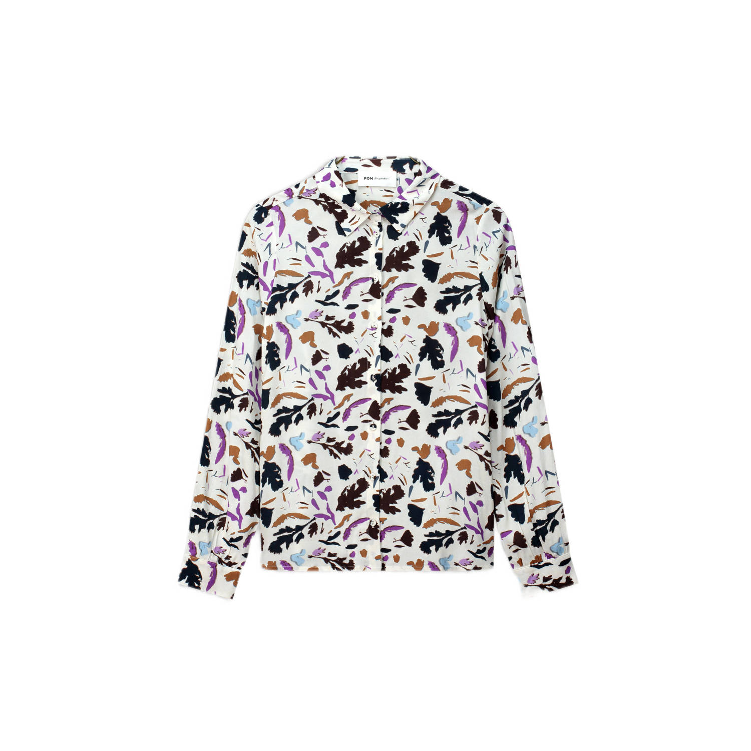 POM AMSTERDAM Dames Blouses Mila Featherfest Cru Multi