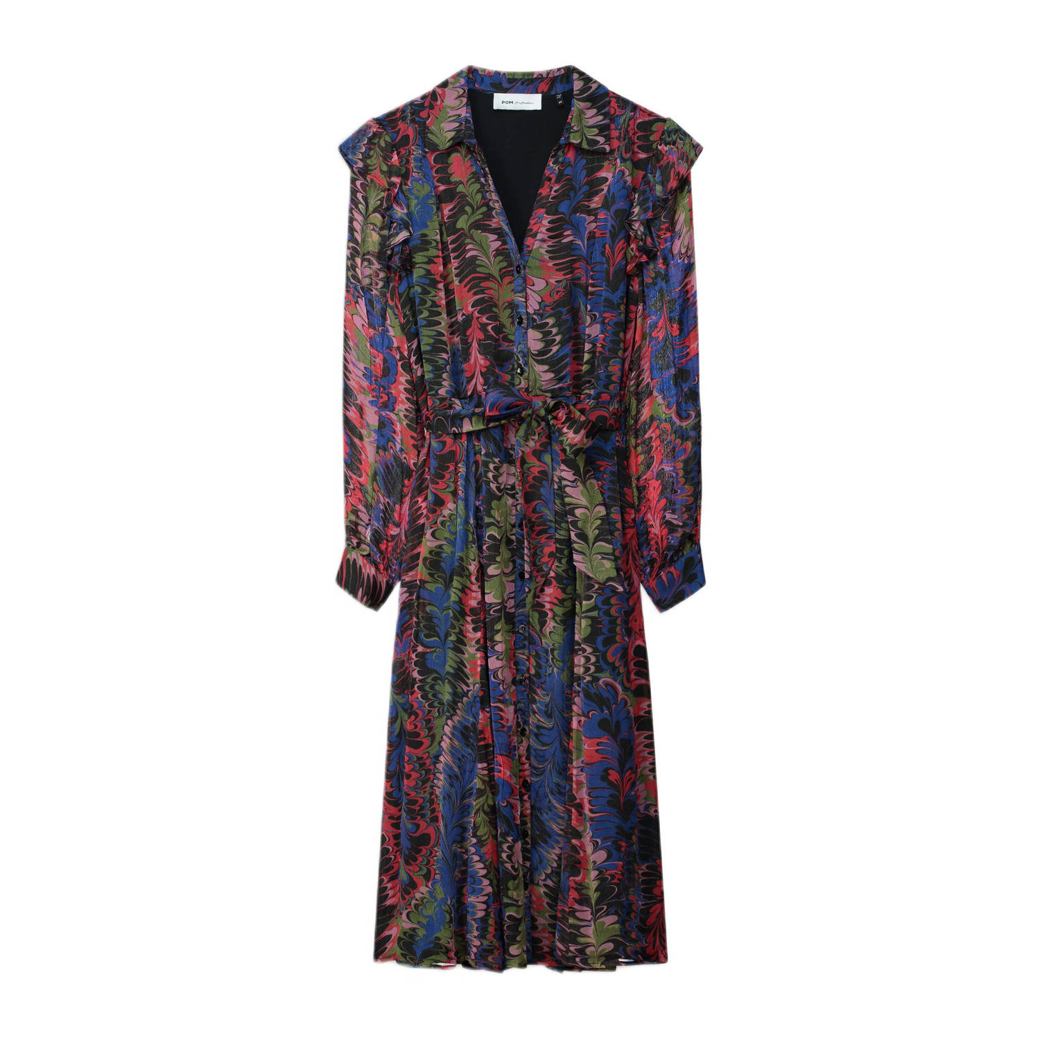 POM Amsterdam jurk met all over print multi