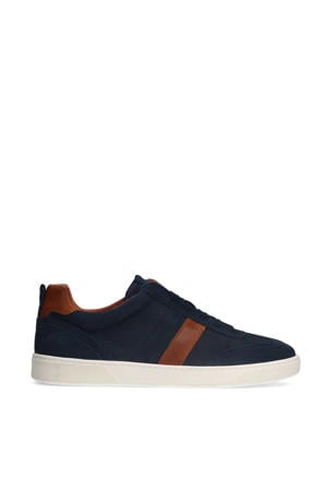 nubuck sneakers donkerblauw