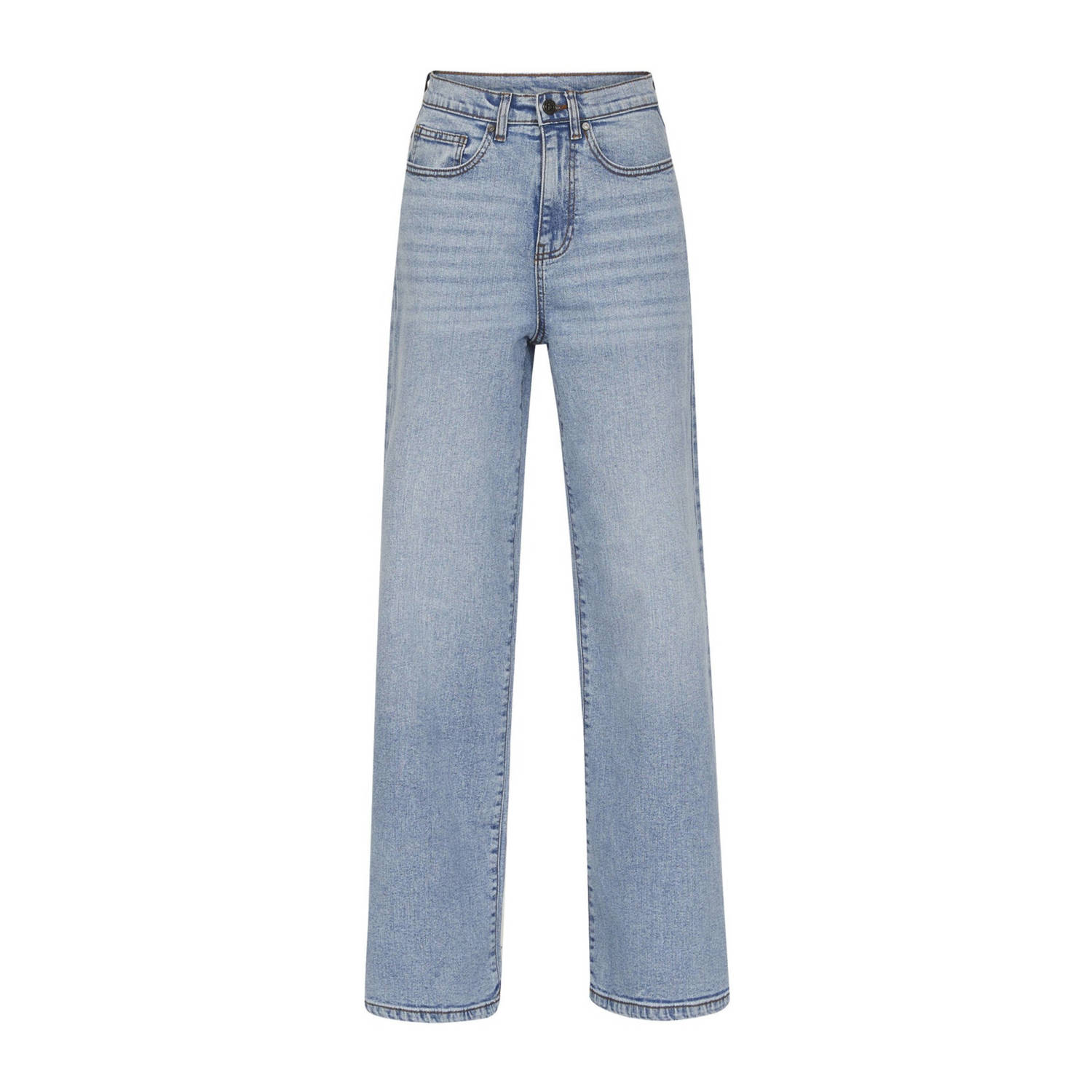 SisterS Point high waist wide leg jeans light blue denim