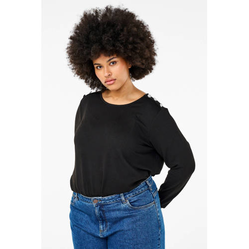 Zizzi pullover zwart afbeelding