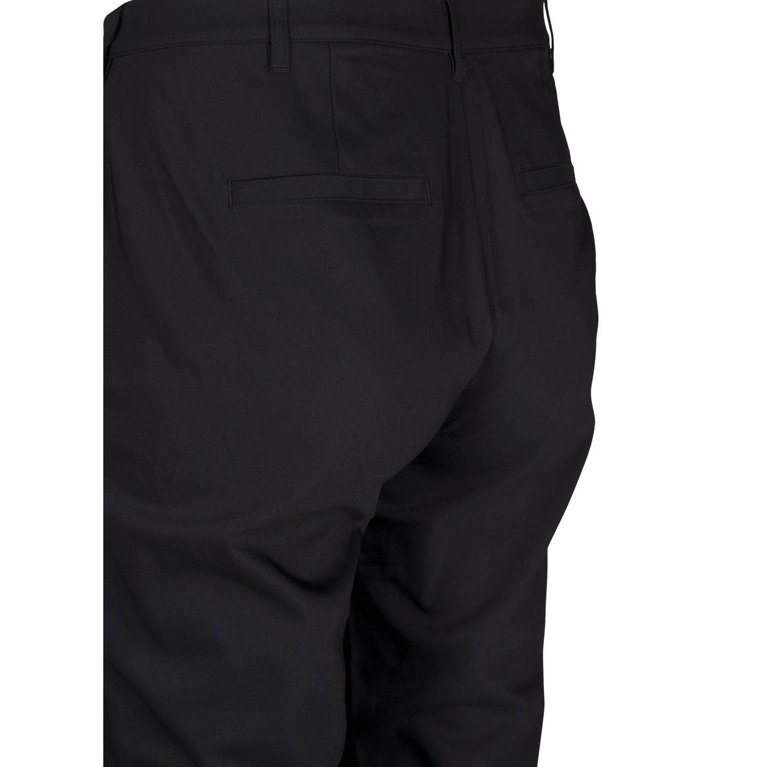 Zizzi straight broek zwart