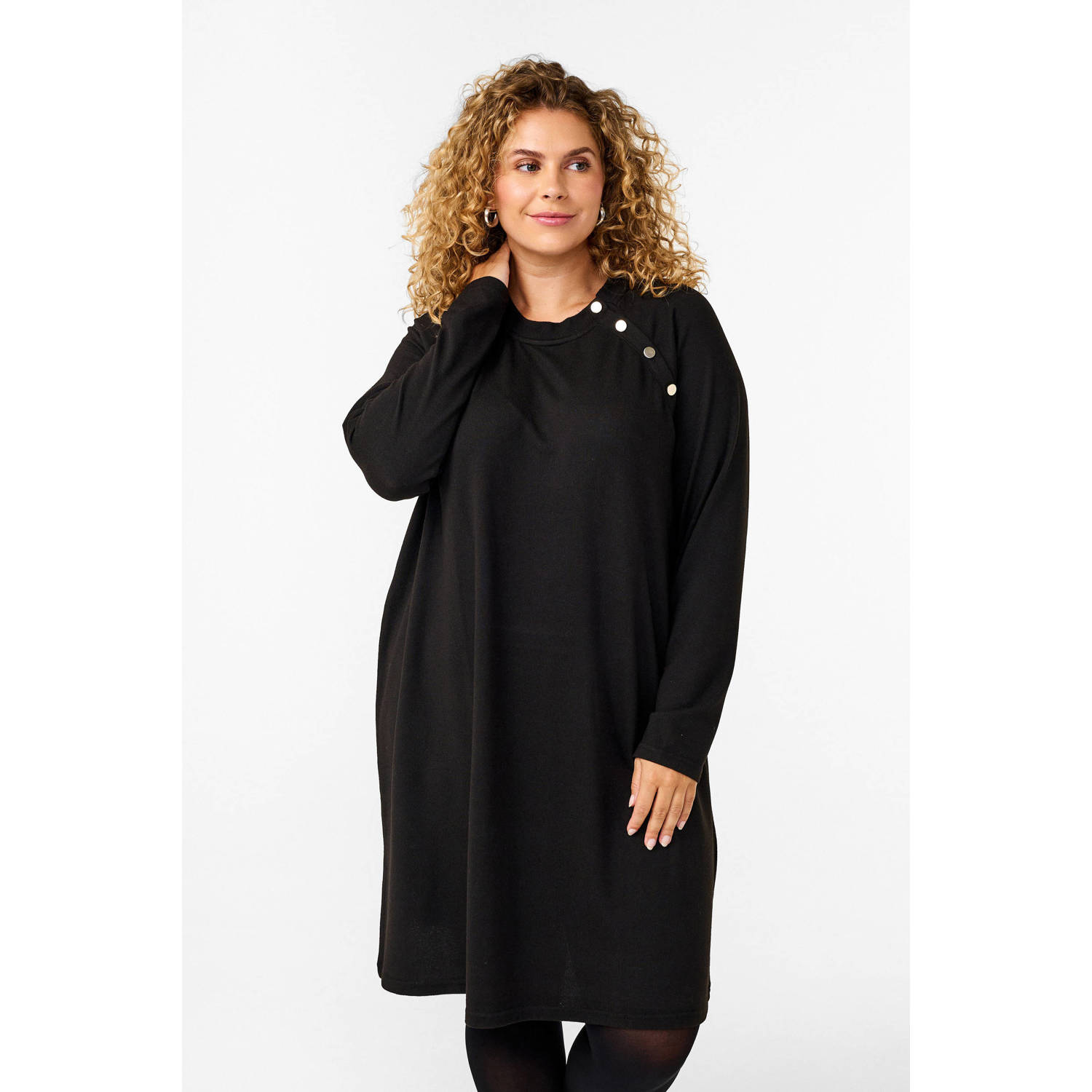 Zizzi jurk zwart
