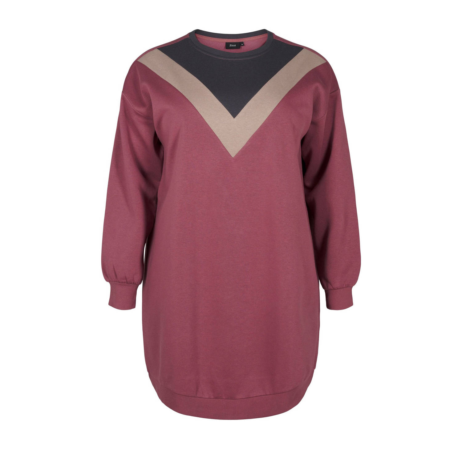 Zizzi sweatjurk roze