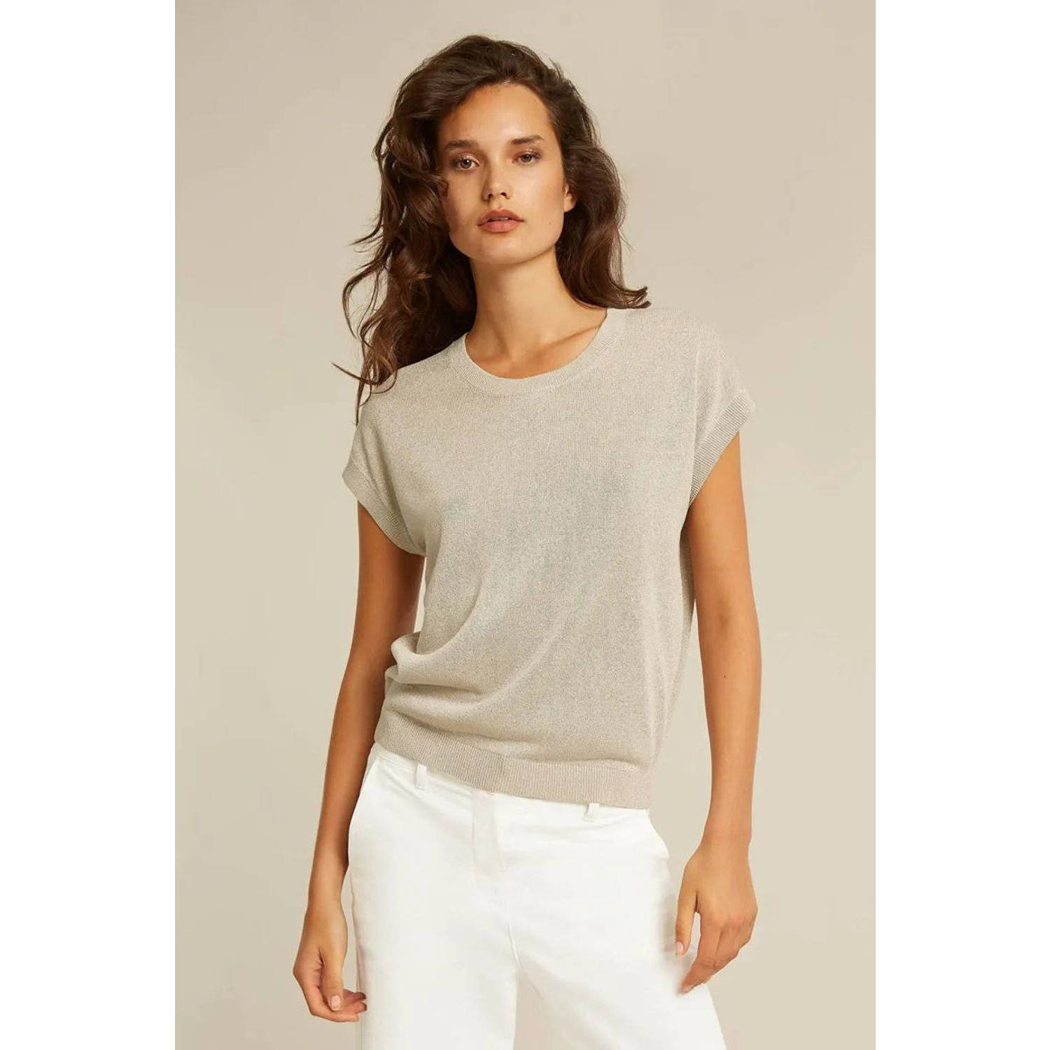 BEAUMONT Dames Tops & T-shirts Dion Pullover Zand