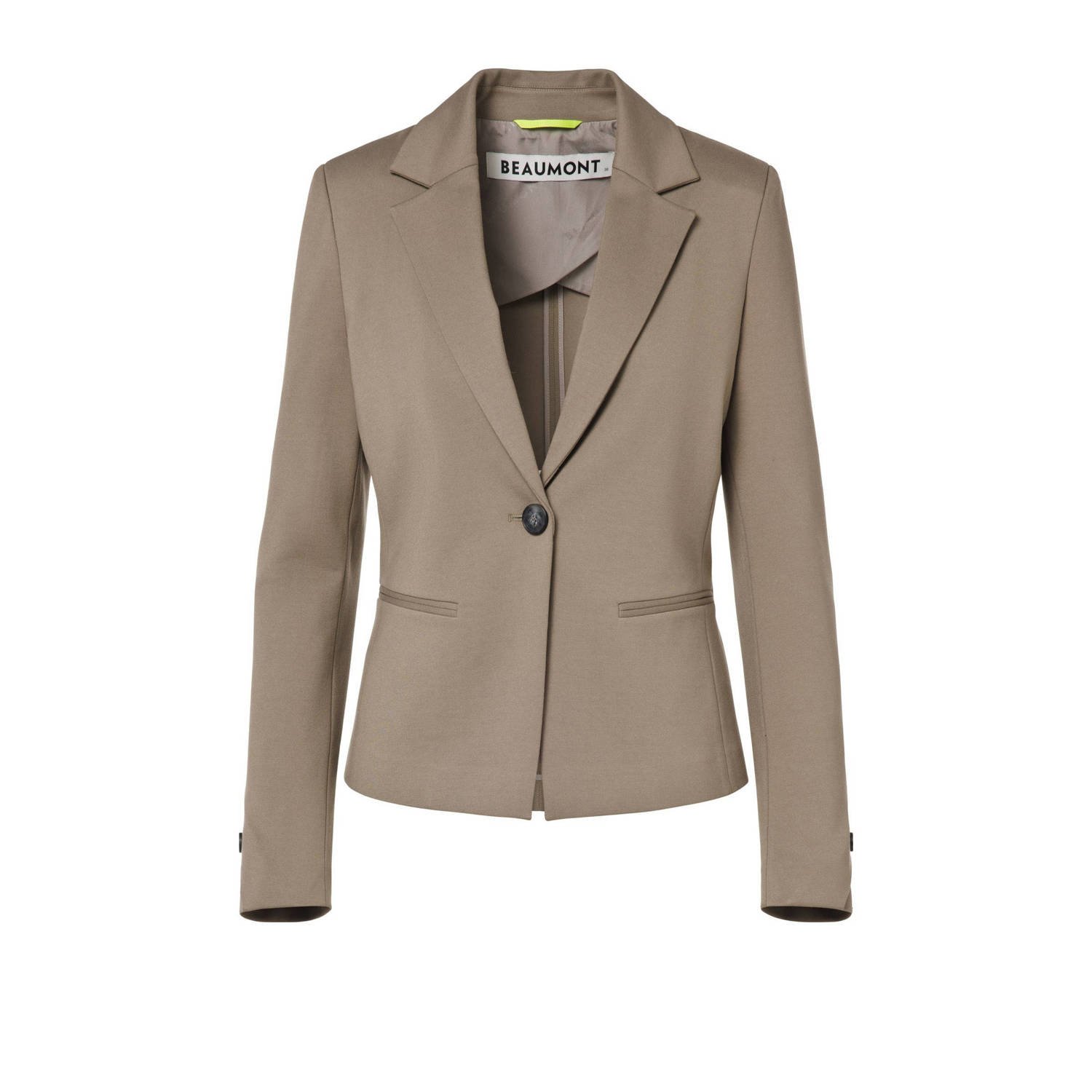 Beaumont getailleerde blazer bruin